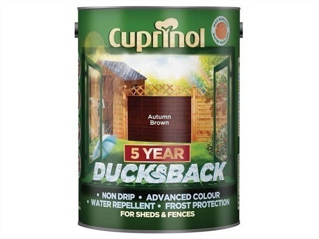 Cuprinol Ducks Back Fence Treatment  - Autumn Brown